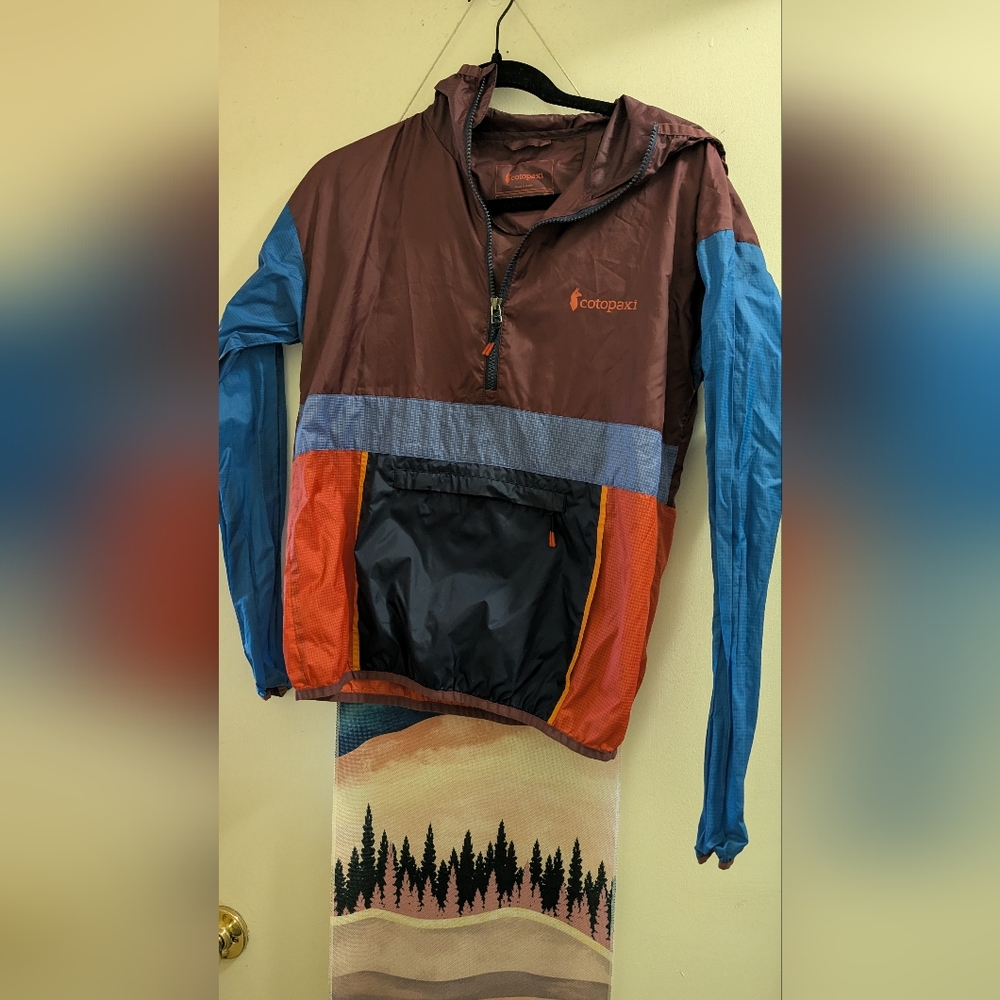 Cotopaxi Hooded Half Zip Rain Jacket